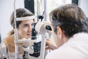 Eye Doctor examinating  - Save on glasses today! - Glasses & Contacts Galore - Why are Eyeglasses so Expensive at the Doctor's Office - Philadelphia, PA & Surrounding Areas